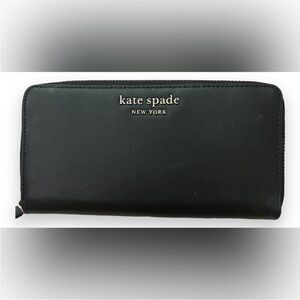 KATE SPADE NEW YORK BLACK WALLET